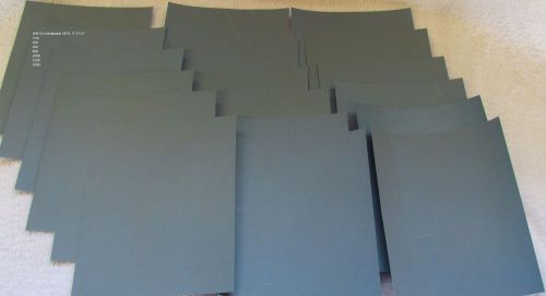 Sandpaper Wet Dry 36 pc, 3&#034; X 5 1/2&#034;  Sheets 3000 and 5000 grit you pick