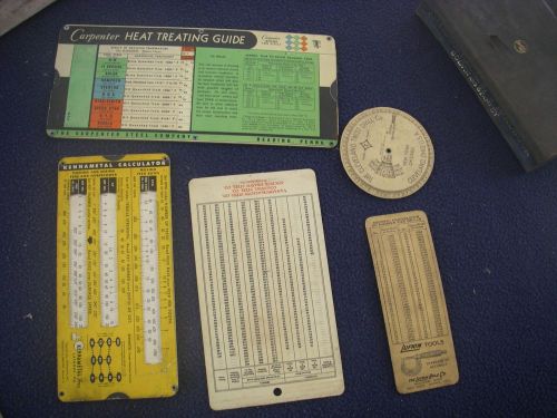 Lot machinist handbook paper gauges celluloid cleveland twist drill gauge for sale