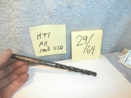BMachinists 11/29A Buy NowRare  Mt1 27/64  Taper shank Drill- Atlas 6  +Myford