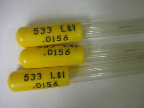 Chucking Reamers, L &amp; I Lot of 3 New Reamers, INCREDIBLE BUY. SIZE .0156