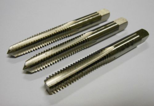 Hand Tap -Set of 3- 5/16-18 H1 4FL HSS Taper, Plug, Bottoming UNC USA [339]