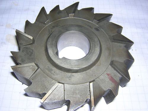 Horizontal Milling Cutters STAGGERED 3.858&#034; X 7/8&#034; X 1&#034; X 1/4&#034; KW High Speed