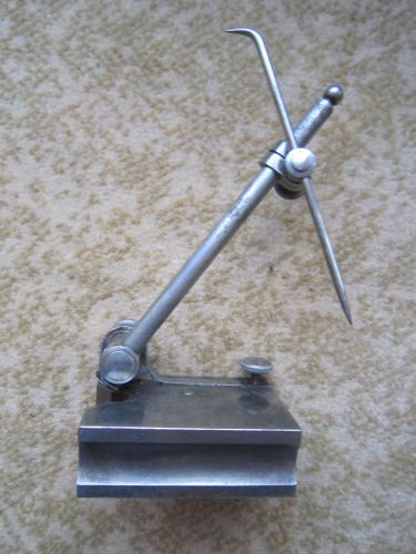 ANTIQUE  1897 STARRETT HEIGHT or SURFACE GAGE and  INDICATOR HOLDER
