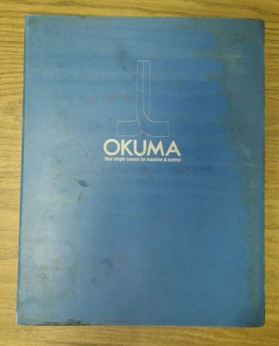 Okuma composition drawings mc-6va vertical machining center manual for sale