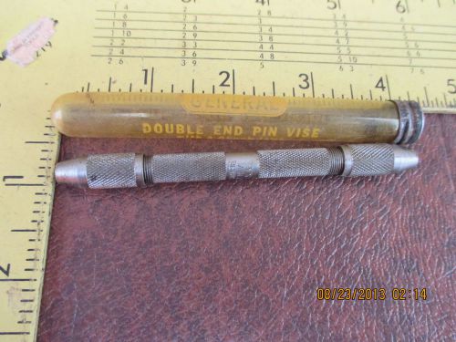 Vintage Rare GENERAL HARDWARE MFG CO. 4-in-1 Multi-Size Pin Vise No.90 Tube Case
