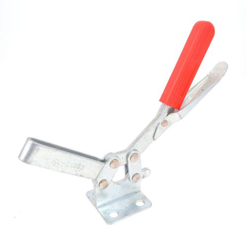 Red handle u shaped bar flange base horizontal toggle clamp 21385 300kg 661lbs for sale