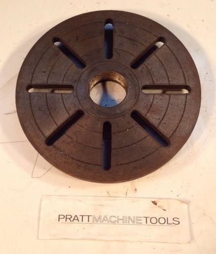 10&#034; FACEPLATE FACE PLATE MOUNT 2&#034; X 8 TPI LATHE CHUCK DOG