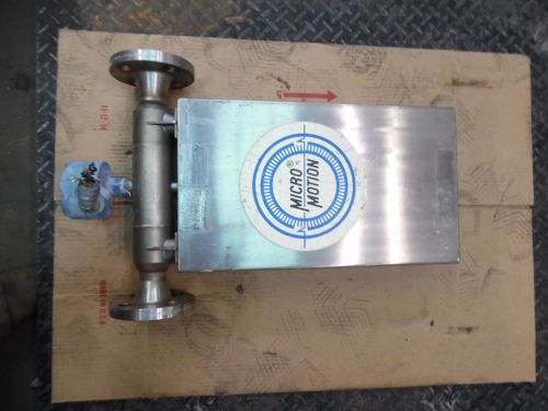 MICRO MOTION MASS FLOW SENSOR, MODEL# DS150S142SU, SN: 211412, STAINLESS, USED