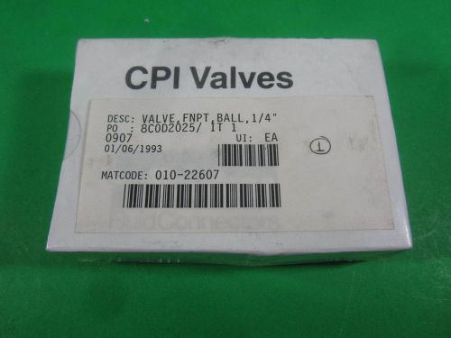 Parker ball valve -- 4f-b6xj-ssp -- new for sale