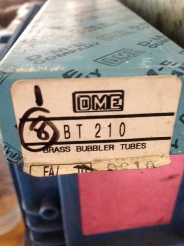DME BT-210 brass bubbler tube qty of 3- 18 inch pieces