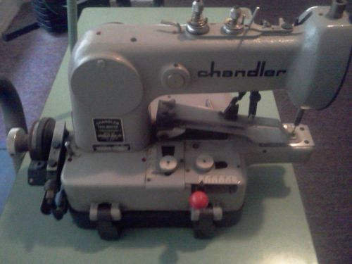 CHANDLER TACKMASTER MOD # 600-75 INDUSTRIAL SEWING MACHINE+TABLE, PRICE REDUCED!