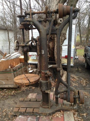 Antique prentice bros. drill press/steam engine drill press for sale