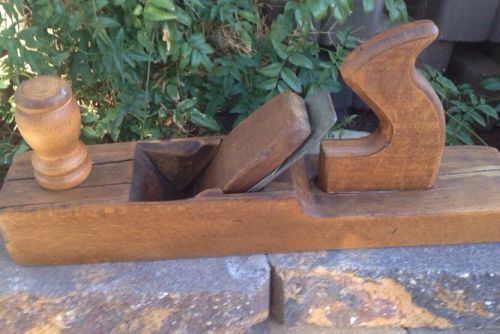 Wood planer Huge! Restored To Natural Condition.1800s