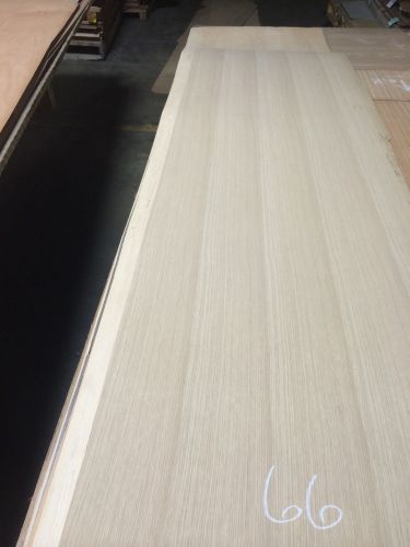 Wood Veneer White Oak 25x98 1pcs total 10Mil Paper Backed  &#034;EXOTIC&#034; RKO 66