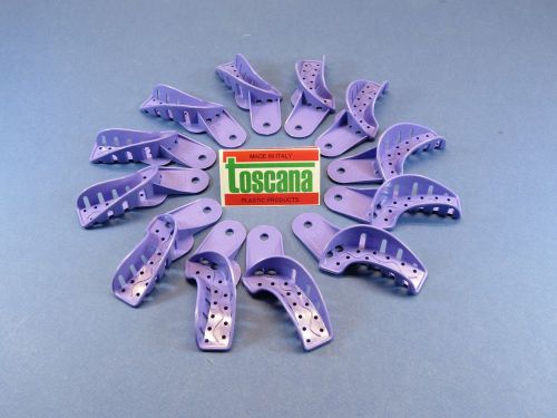 Dental Impression Tray Plastic Abs Upper Right/Lower Left Purple/12 TOSCANA