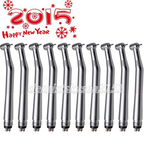 New Year Promotion 10pcs SEASKY Dental High Speed Handpieces 4 Holes Push Button
