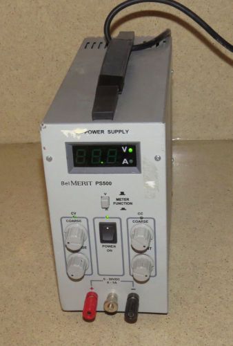 Bel Merit PS500 PS 500 Regulated DC Power Supply -b