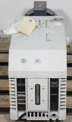 Leybold trivac d65bcs rotary vane vacuum pump cat: 91398-2 d65b 65 cfm for sale