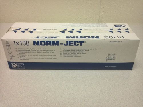 Norm-Ject 1 X 100 5 ML Disposable Syringe, Sterile, Luer Lock