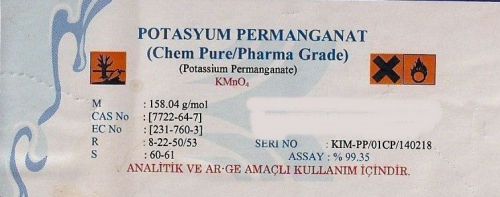 Potassium Permanganate, KMnO4   100 g