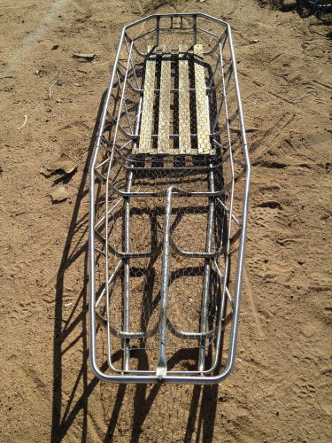 Stainless Vintage Military Litter Basket Stretcher Helicopter Rescue Emergency