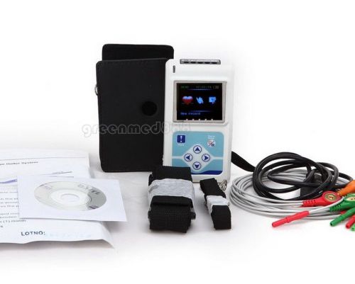 Brand NEW 3 Channels ECG Holter ECG/EKG Holter Monitor System