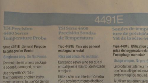Ysi precision 4491e temperature probe ~ lot of 18 for sale