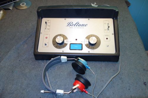 Beltone 109 Audiometer Air Only 2014 Calibration Certificate WORKING