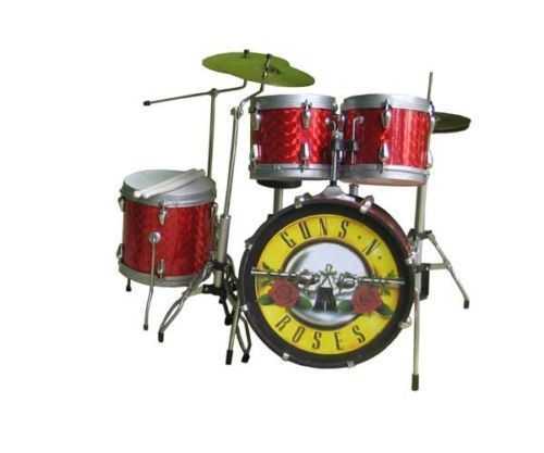 Gun n Roses miniature drum kit NEW BRAND
