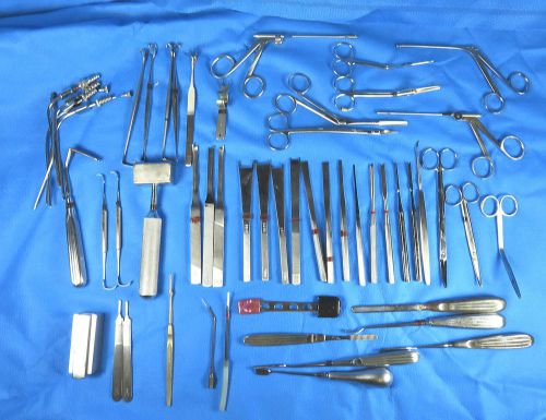 Nsr ent nasal surgery instrument set (53) pieces for sale