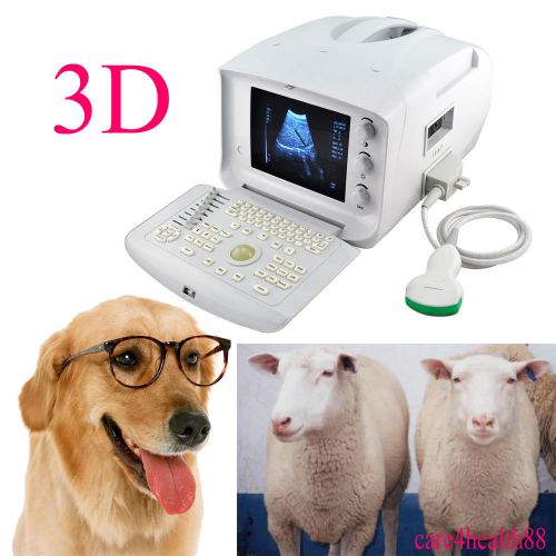 Veterinary VET Ultrasound Scanner machine Convex Probe 3D work cat,dog,sheep