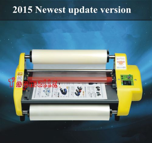 2015 newest version 13&#034; thermal hot/cold roll laminator laminating machine 335mm for sale