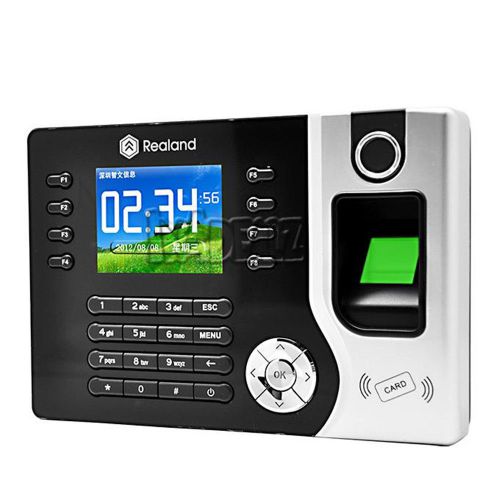 2.8&#034; TFT Biometric Fingerprint Attendance Time Clock + ID Card Reader+TCP/IP+USB