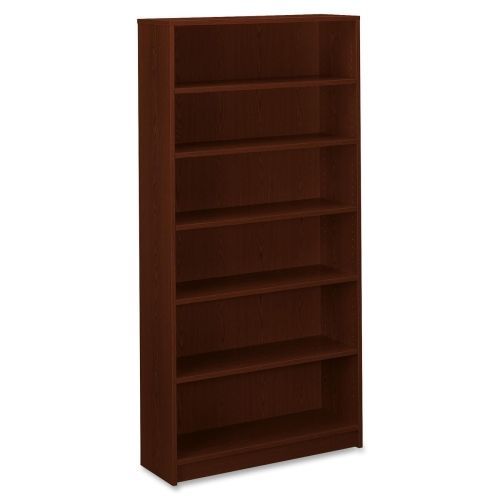 1870 Series Bookcase, Six-Shelf, 36w x 11-1/2d x 72-5/8h, Mahogany