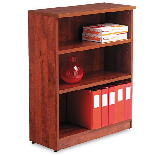 Alera valencia series bookcase/storage cabinet, 3 shelves, 32w - aleva634432mc for sale