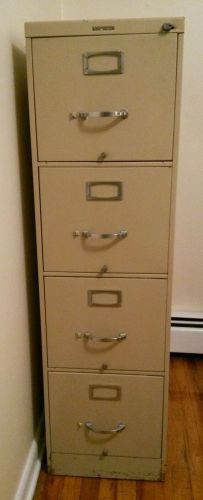 Steelcase 4 Draw File Cabinet.  15&#034; X 52.5&#034;