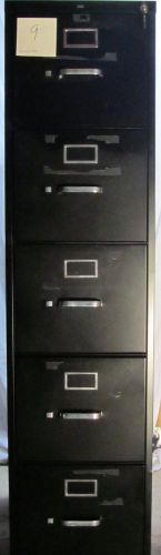 HON 5 Drawer File Cabinet with Keys / Letter Size / Good Condition