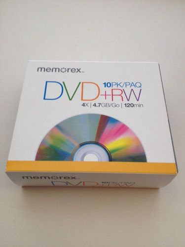 Memorex Dvd+Rw 4x|4.7Gb/Go|120min 10pk