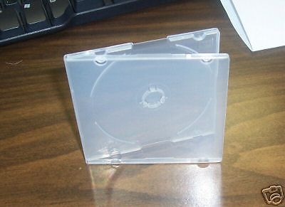200 MINI CD/DVD POLY CASES - Clear - SF16