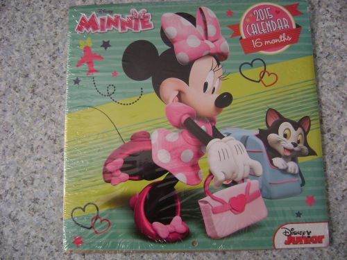 DISNEY&#039;S  MINNIE MOUSE 2015 - 16 MONTH WALL CALENDAR~SEALED IN PLASTIC