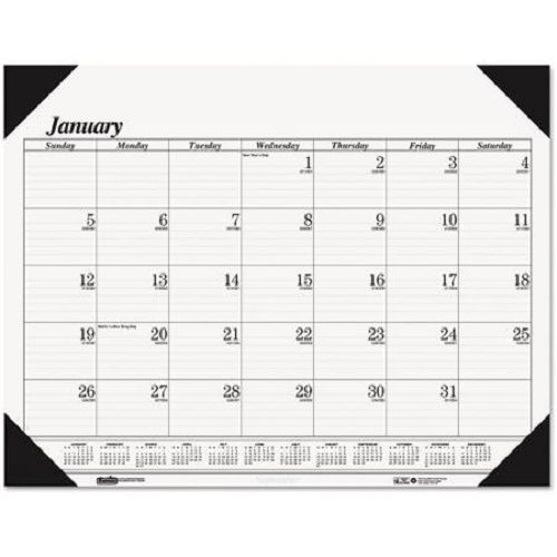 House of Doolittle Workstation Monthly Desk Pad Calendar, 18-1/2&#034; x 13&#034;, 2015