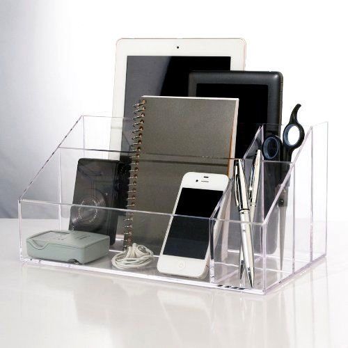 Desktop Organizer Working Space Storing Book Note Pads File Folders Holding New