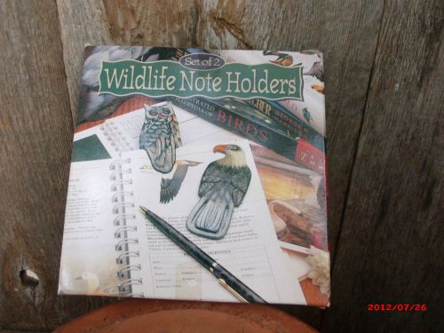 Wildlife Owl Eagle  office desk accessory memo clip paper clip FreeShipping