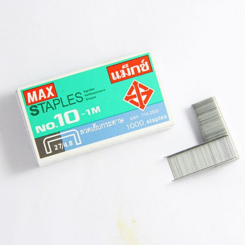 1Box Max Staples No.10-1M 5mm Mini 1000 Staples for Office Stapler Papers