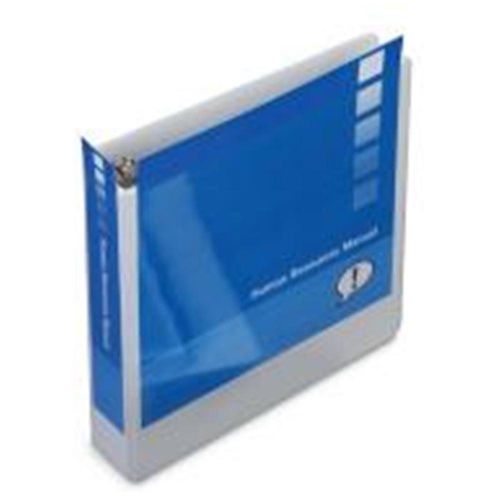 White Clear View Standard Presentation Angle D Binders- 1.5in Ring