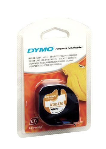 Dymo 18771 Dymo Fabric Iron On Tape - 0.5&#034; X 6.5&#039; - 1 Roll