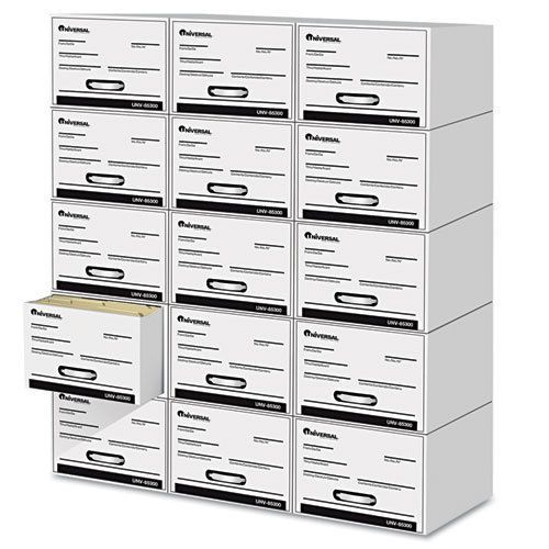 Universal onea,, heavy-duty storage box drawer, letter, 14 x 25 1/2 x 11 1/2, wh for sale