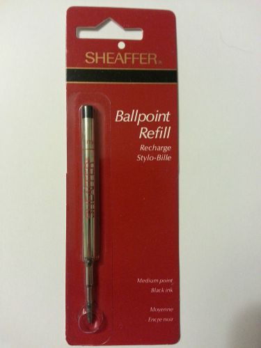 Sheaffer Pen 99335 White Dot Ballpoint Pen Refill, Medium Point, Black Ink