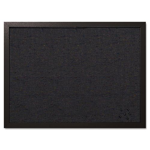 Mastervision designer fabric bulletin board, 24x18, black - bvcfb0471168 for sale
