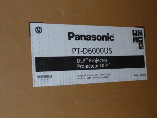 Panasonic Projector PT-D6000US